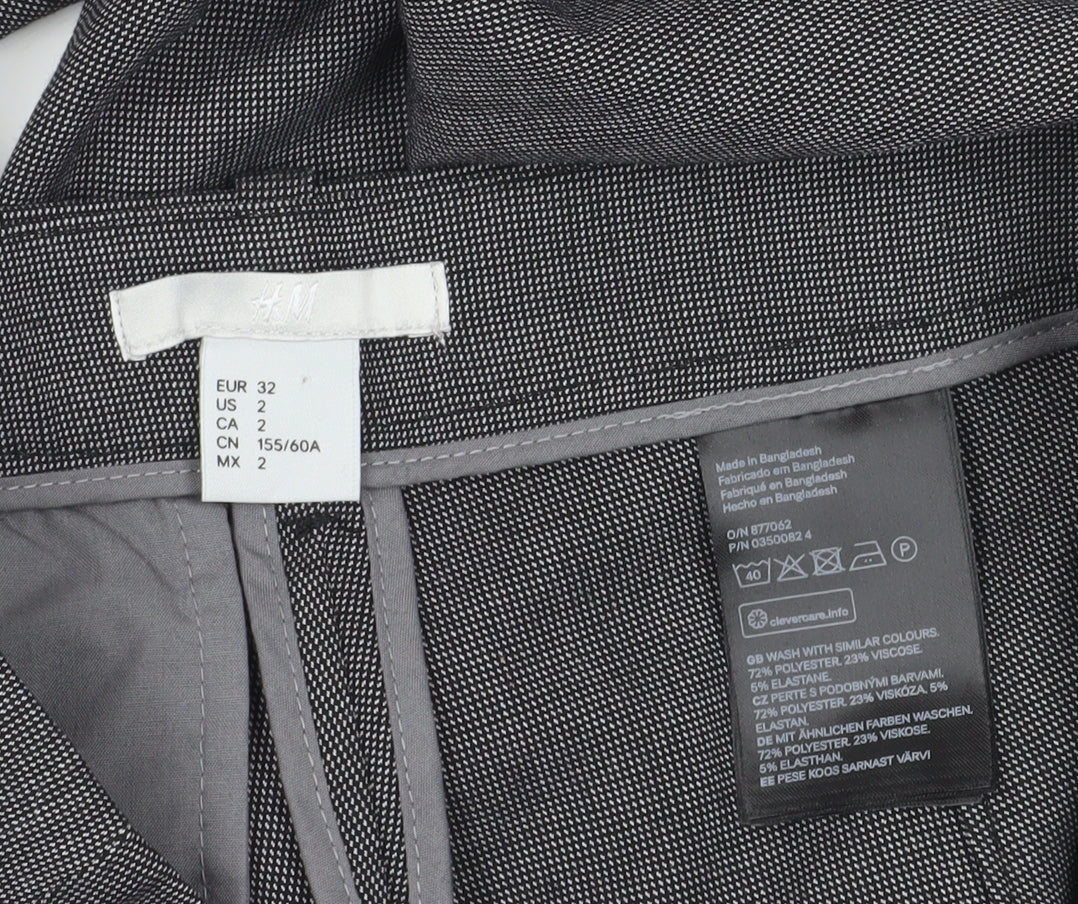 H&M Women's Black Slim Dress Pants - Size 4