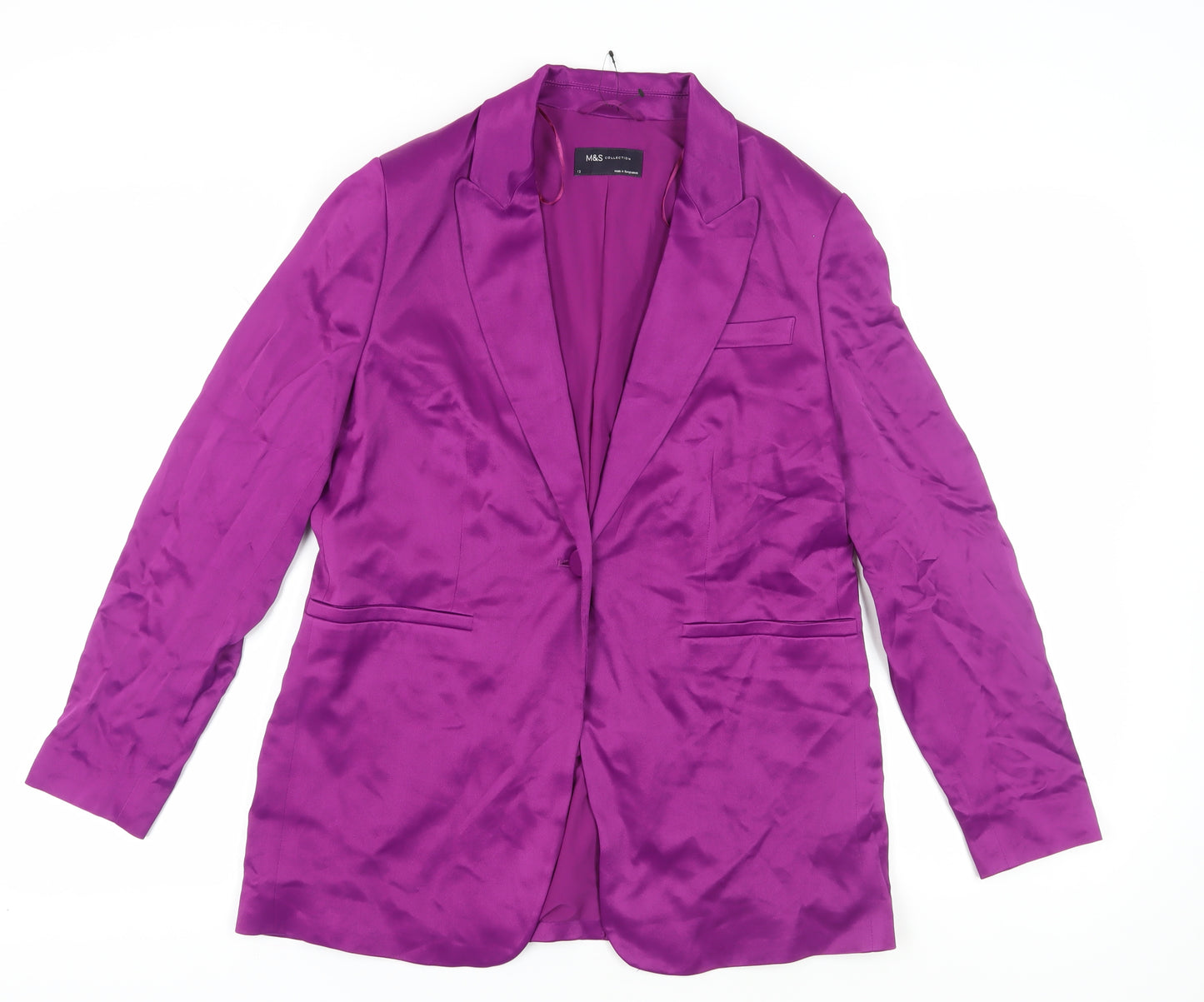 Marks and Spencer Women’s Purple Blazer Size 12