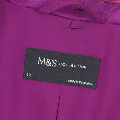Marks and Spencer Women’s Purple Blazer Size 12