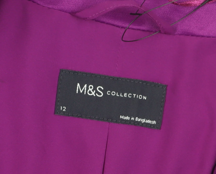 Marks and Spencer Women’s Purple Blazer Size 12