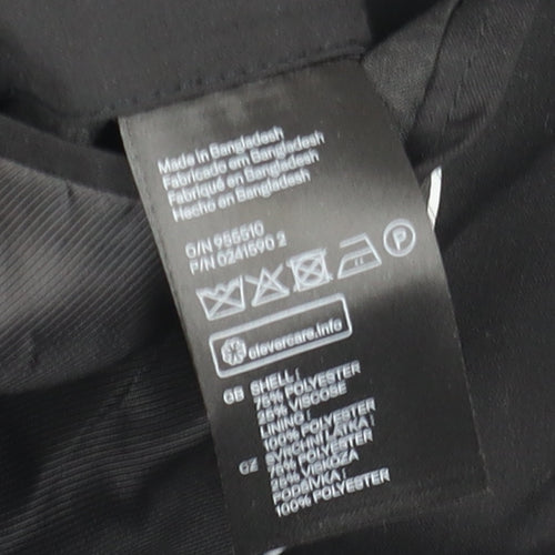 H&M Men's Black Regular Fit Blazer Size 44R - Formal Wear