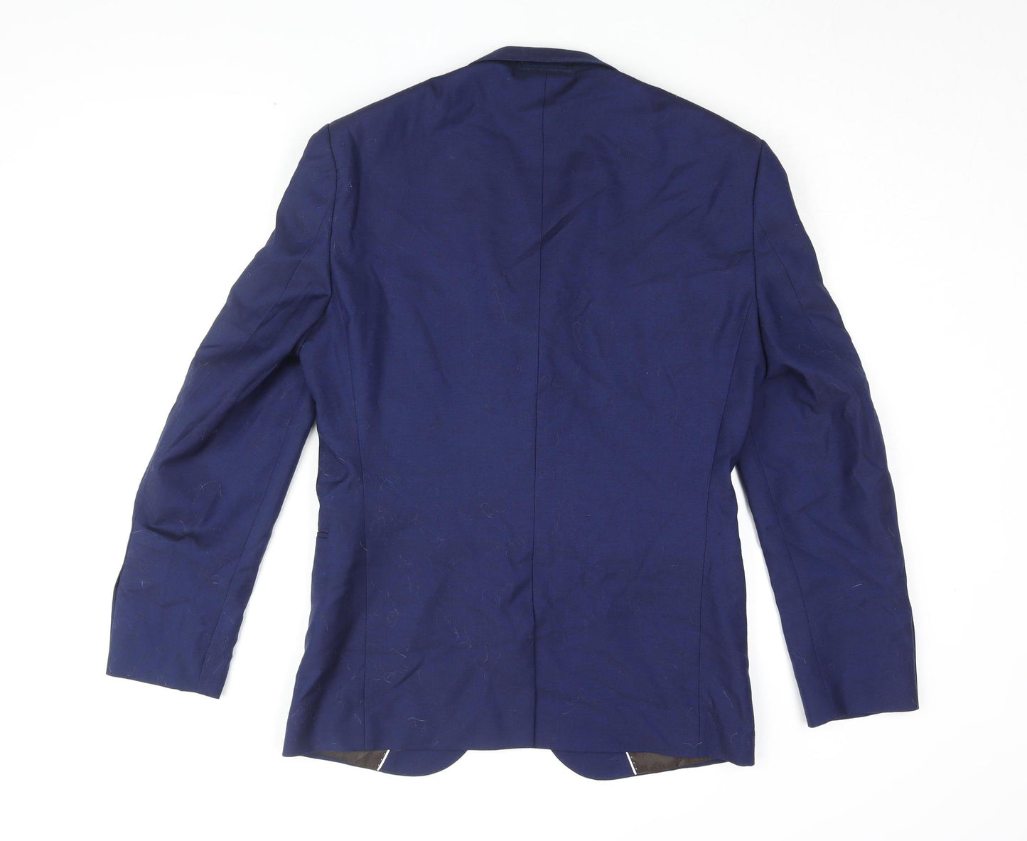 Next Men's Blue Slim Fit Blazer, Size 38S, Formal Jacket