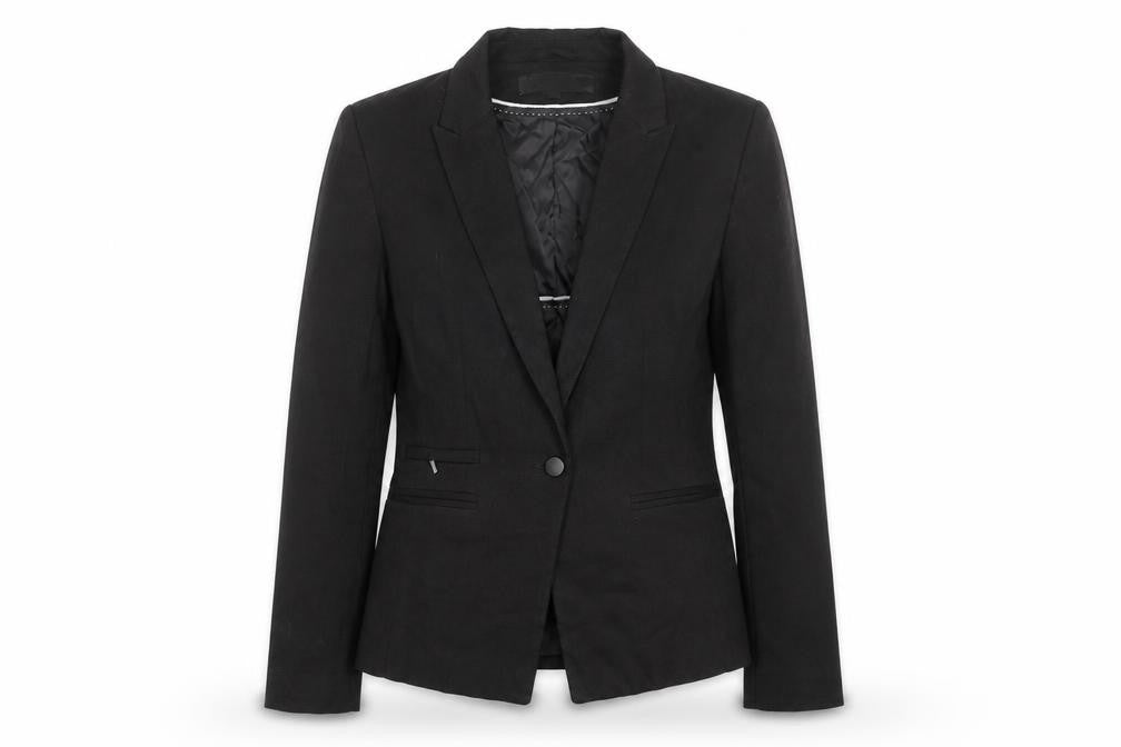 Front view of Next Women's Black Blazer, size 10