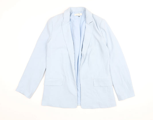 H&M Women's Blue Blazer, Size 10, Basic Jacket, Workwear