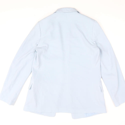 H&M Women's Blue Blazer, Size 10, Basic Jacket, Workwear