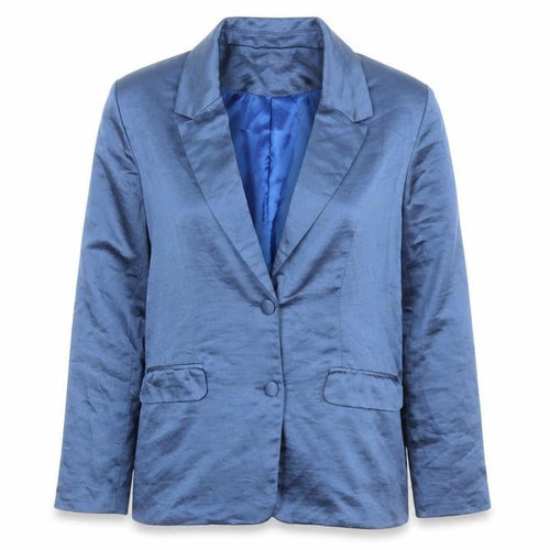 Nasty Gal Women's Blue Blazer, Size 8, Classic Style
