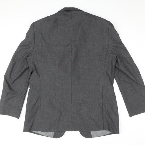 Marks and Spencer Men's Grey Blazer - Size 44R