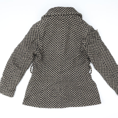 Marks and Spencer Women's Black Pea Coat Size 14