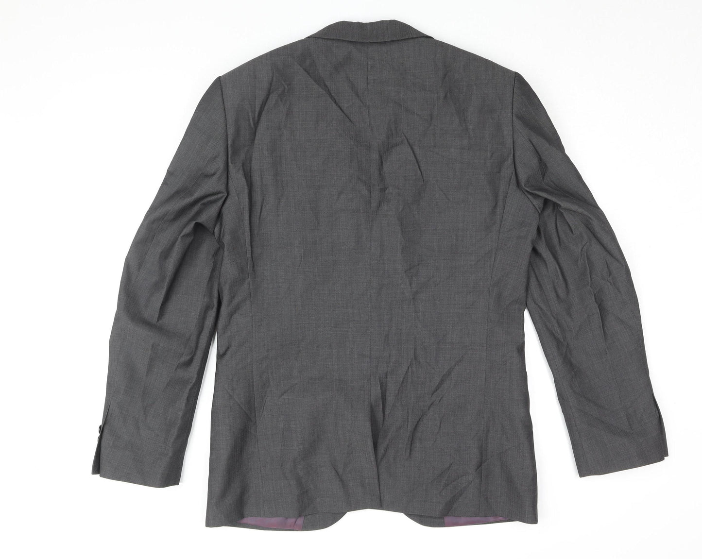 Next Men's Grey Blazer 40R Regular Fit Formal