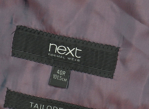 Next Men's Grey Blazer 40R Regular Fit Formal
