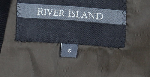 River Island Men's Brown Striped Blazer S