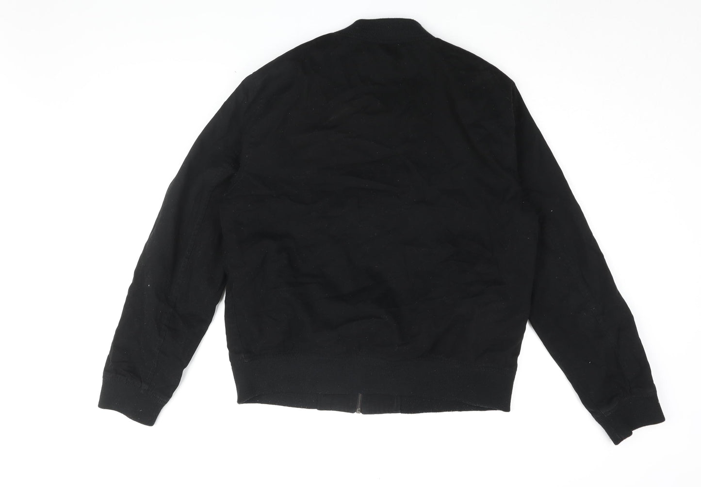 New Look Men's Black Bomber Jacket Size L