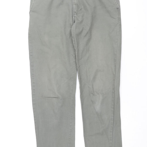 Marks and Spencer Men's Green Chino Trousers Size 32