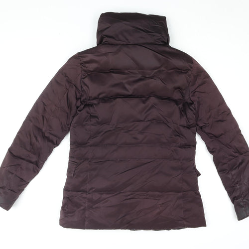 Cortefiel Women's Brown Puffer Jacket Size S Winter