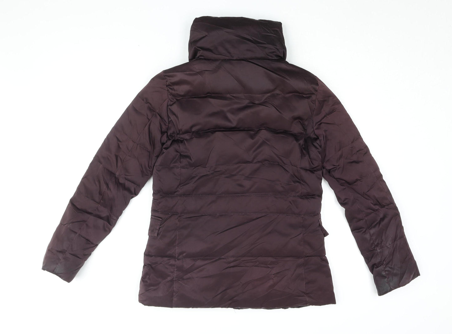 Cortefiel Women's Brown Puffer Jacket Size S Winter