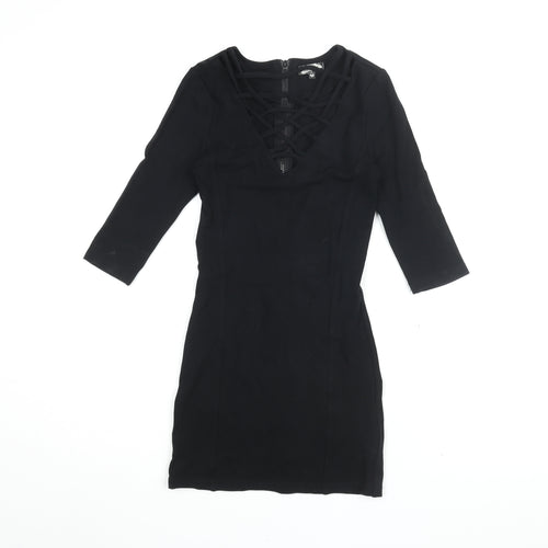 Bik Bok Women's Black Bodycon Dress XS