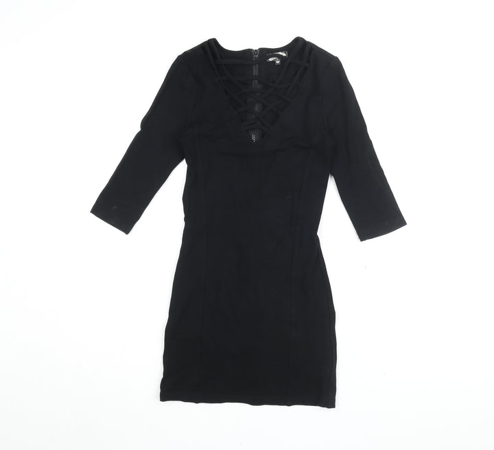 Bik Bok Women's Black Bodycon Dress XS