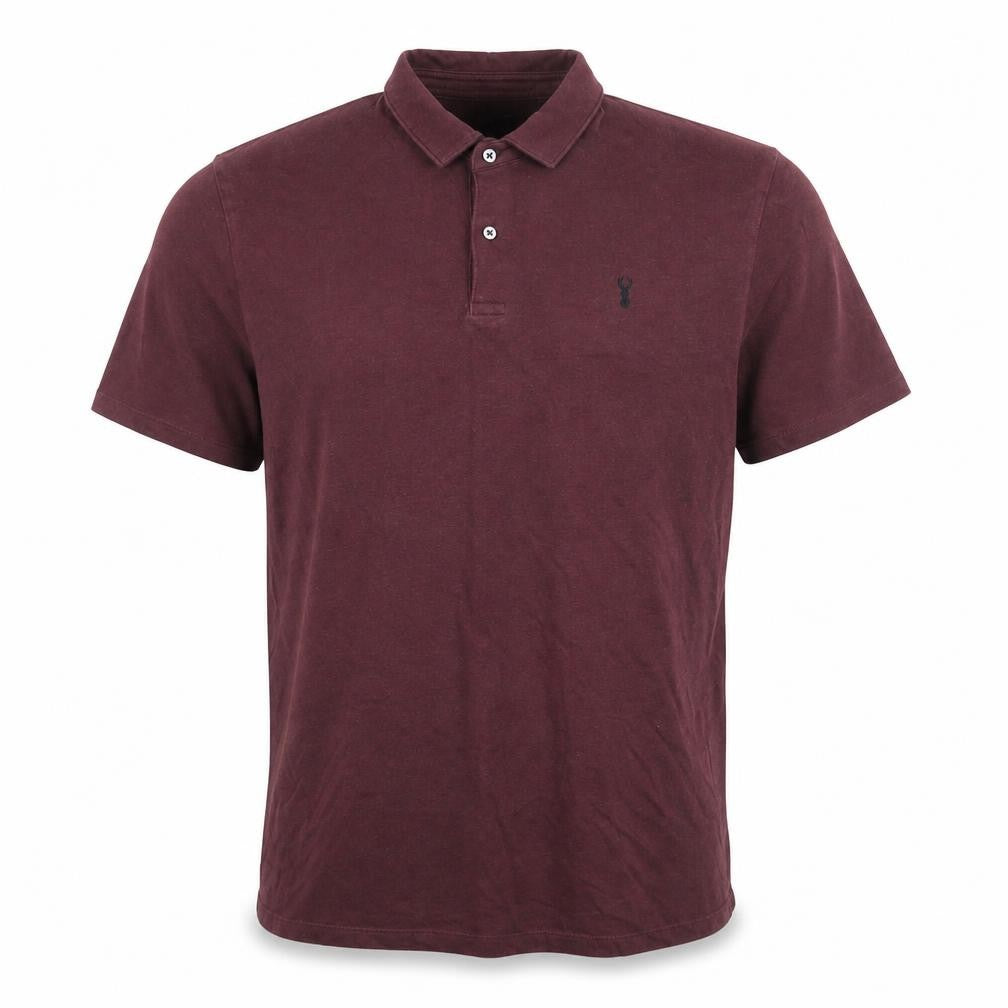 Next Men's Brown Polo Shirt L Short Sleeve Casual