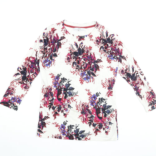 Next Women's Multicoloured Floral Jumper, Size 8