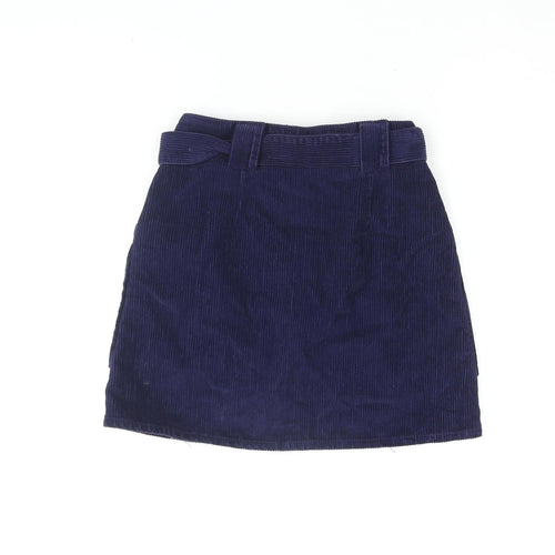 River Island Women’s Blue Corduroy Skirt Size 6