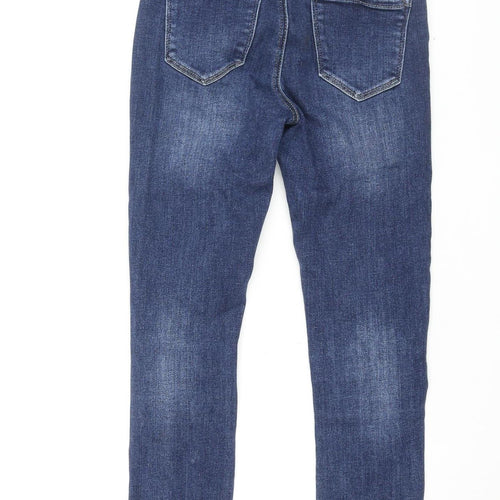 Redial Women's Blue Skinny Distressed Jeans XS