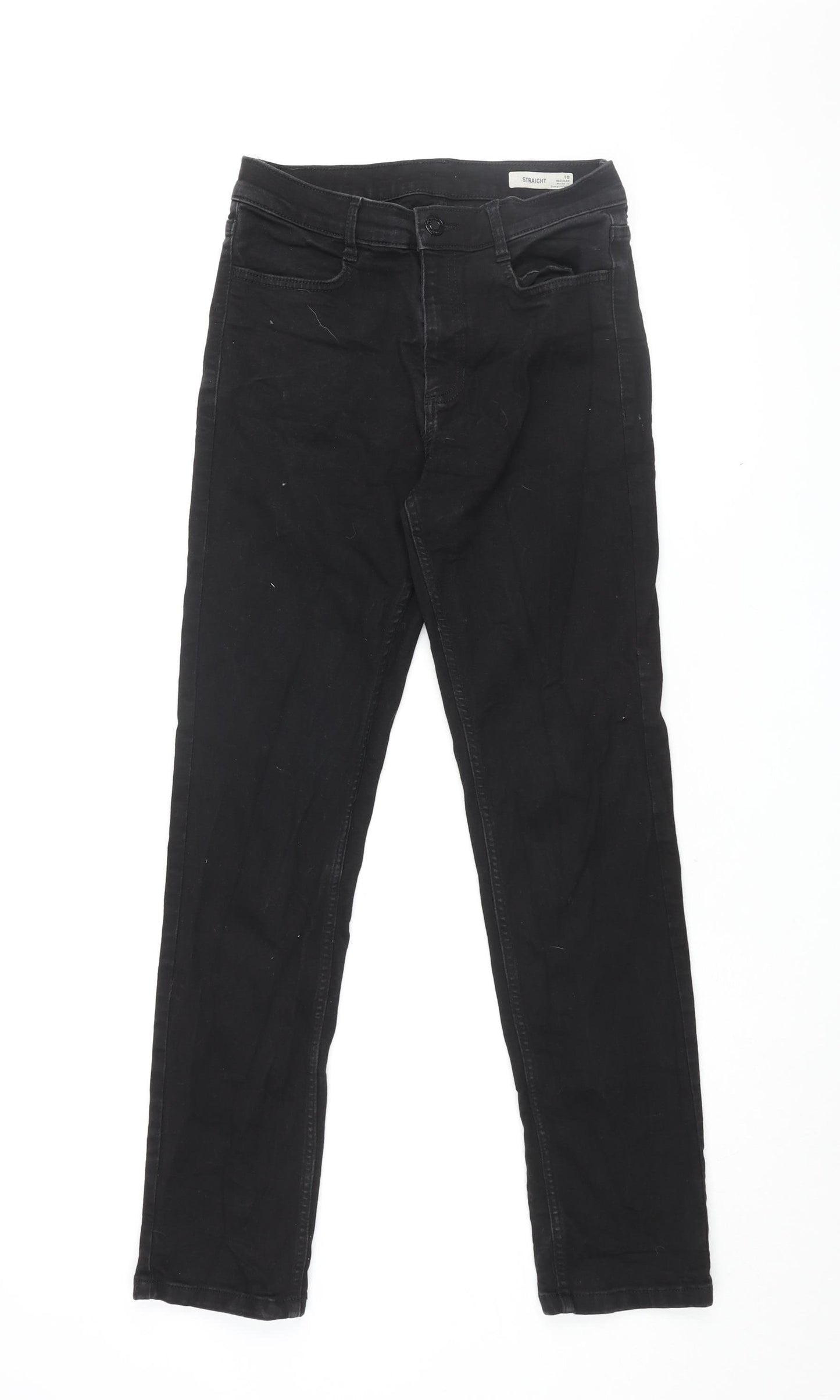 Marks and Spencer Women's Black Straight Jeans Size 10