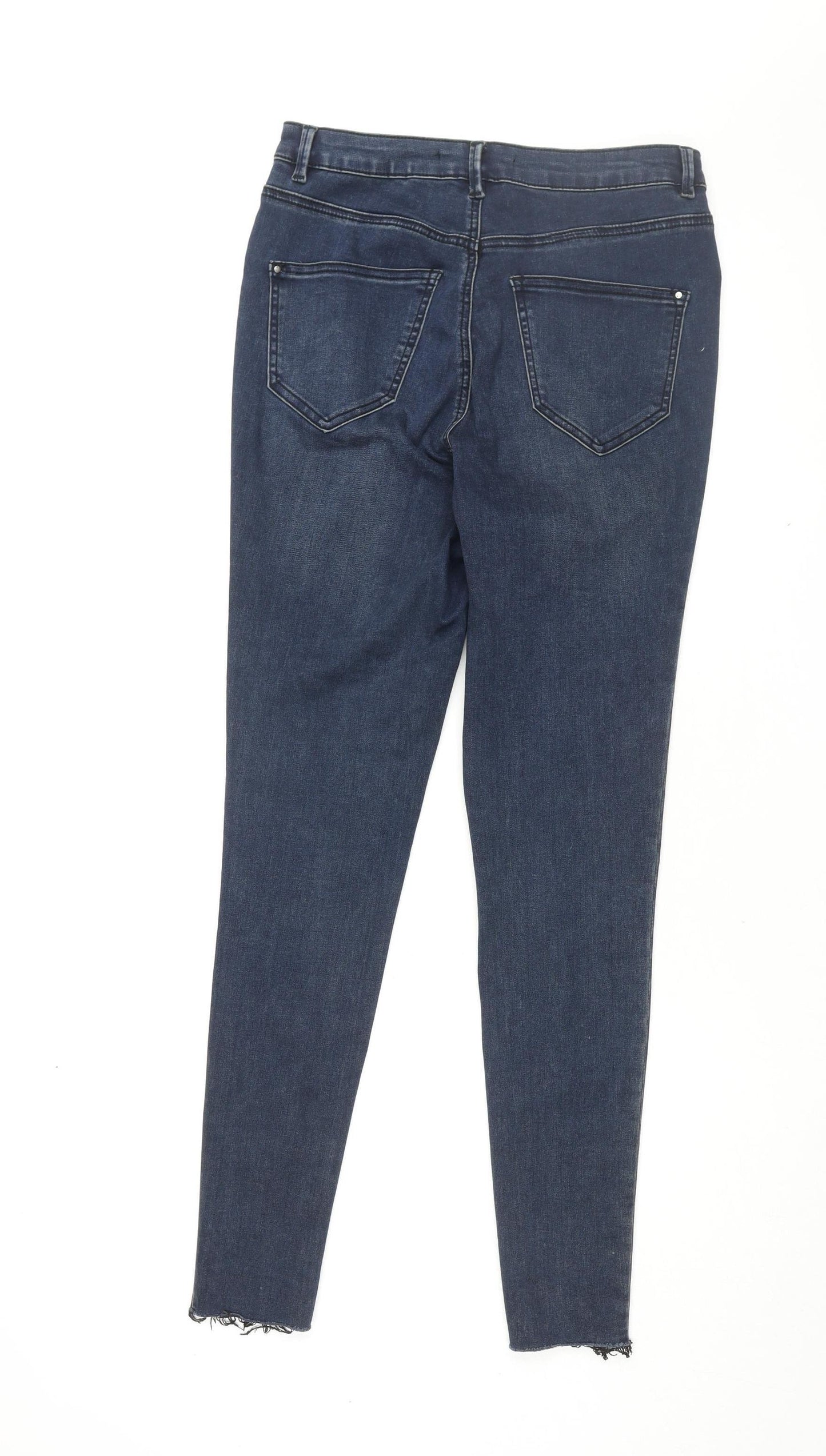 Very Women's Blue Skinny Jeans Size 14 Regular Fit