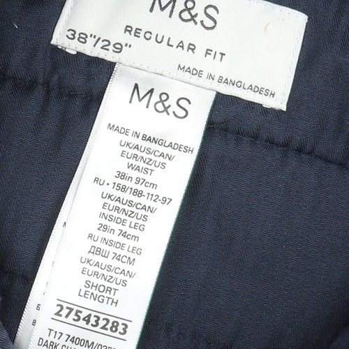 Marks and Spencer Men's Black Corduroy Jeans 38R