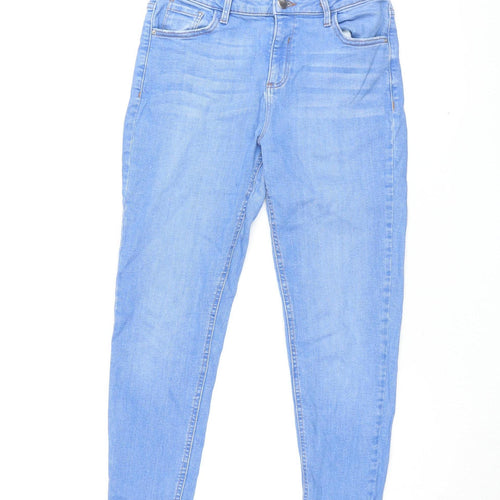 Dorothy Perkins Women Blue Skinny Jeans Size 12 Comfortable