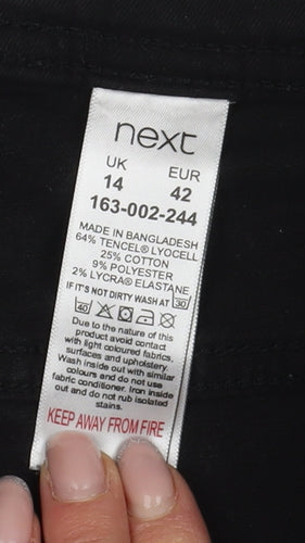 Next Women's Black Jegging Jeans Size 14, Comfort Fit