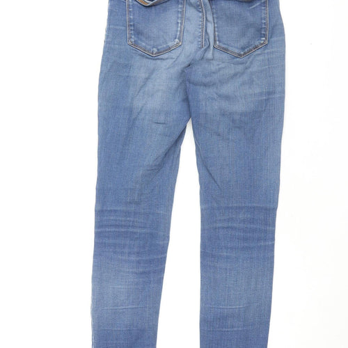 Marks and Spencer Women's Blue Skinny Jeans, Size 8