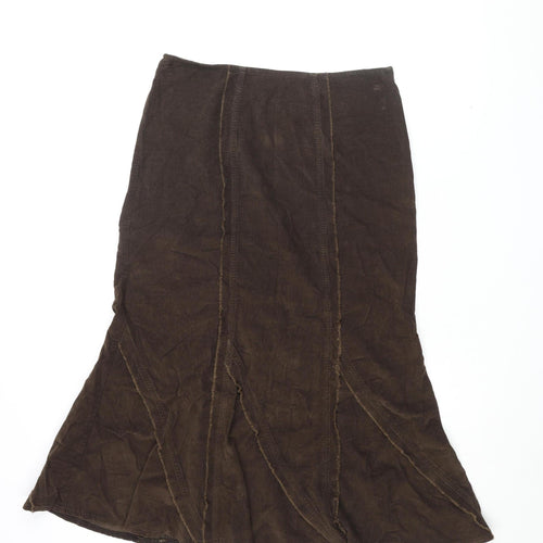 Marks and Spencer Women's Brown Flare Petite Skirt