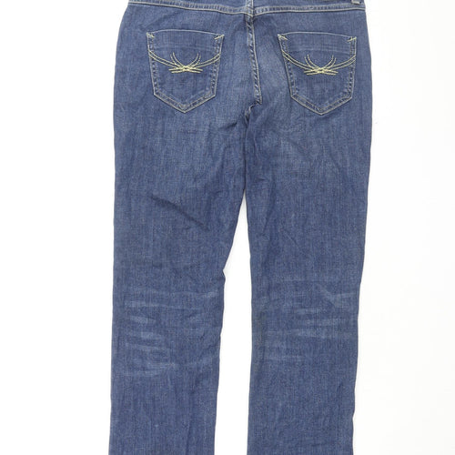 Marks and Spencer Women's Blue Straight Jeans Size 10