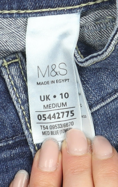 Marks and Spencer Women's Blue Straight Jeans Size 10