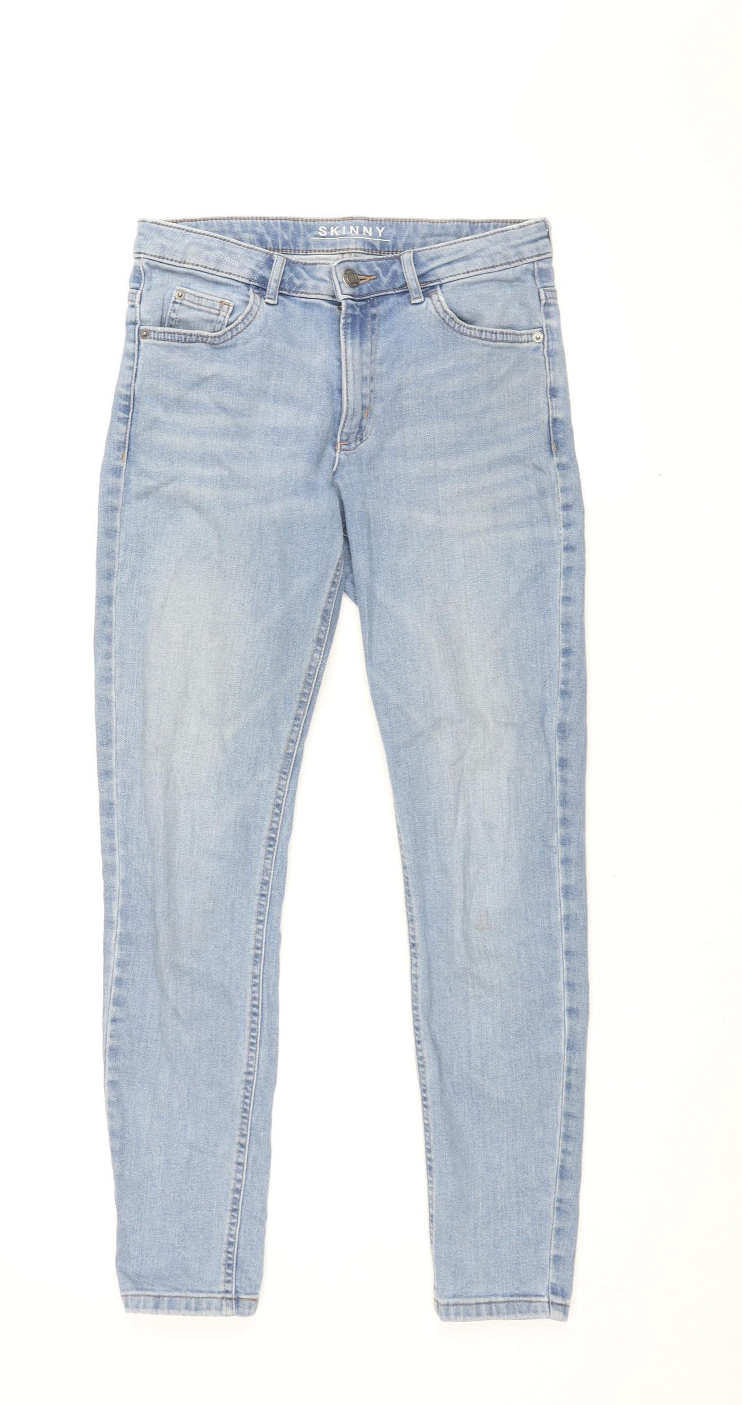 Marks and Spencer Women's Blue Skinny Jeans Size 8