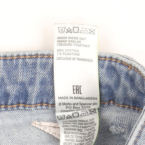 Marks and Spencer Women's Blue Skinny Jeans Size 8