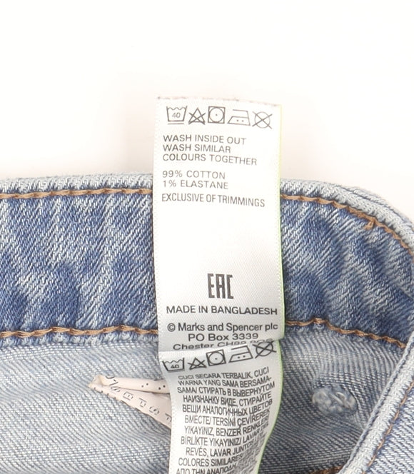 Marks and Spencer Women's Blue Skinny Jeans Size 8