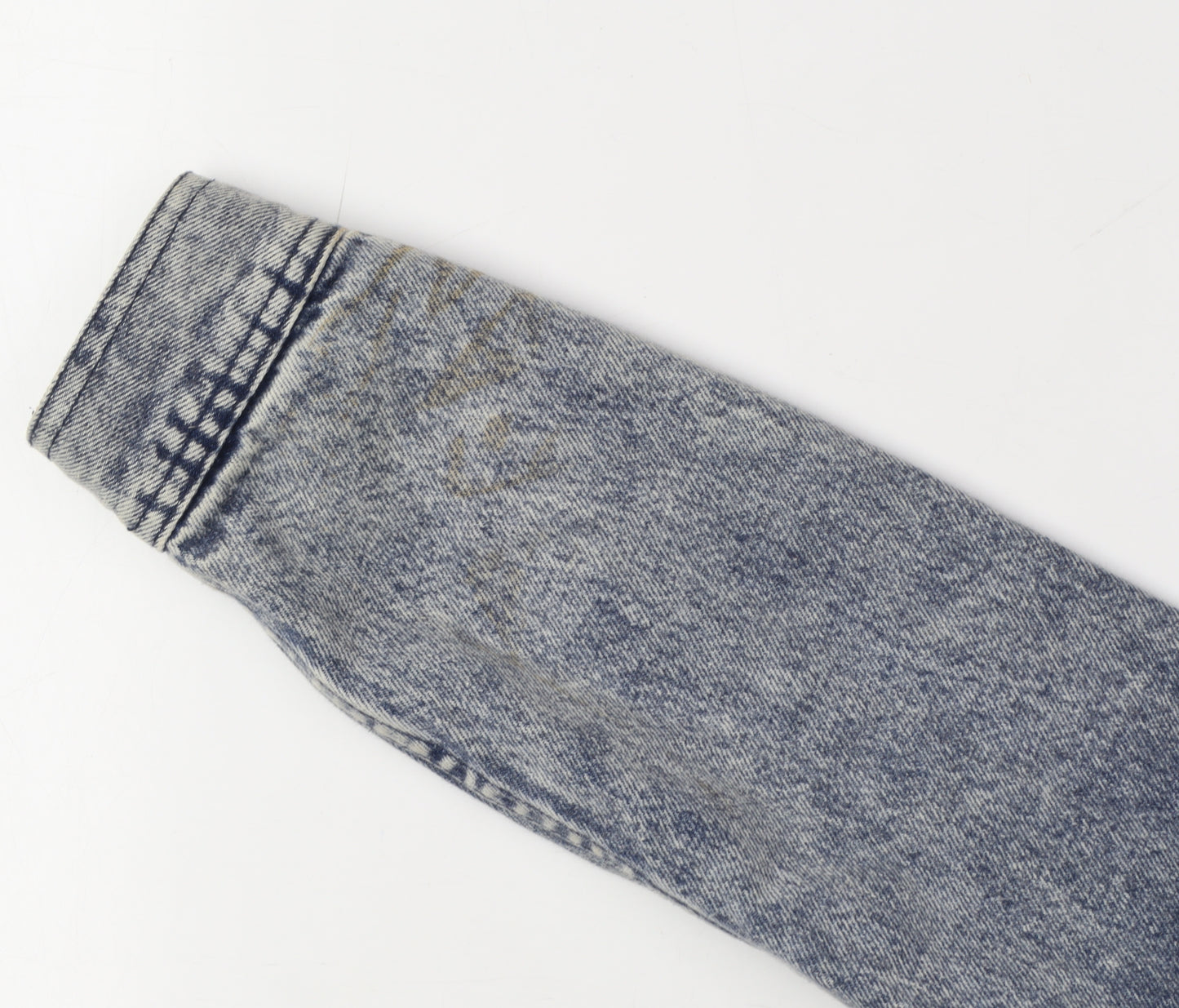 Topman Men's Blue Denim Jacket XS Casual Style