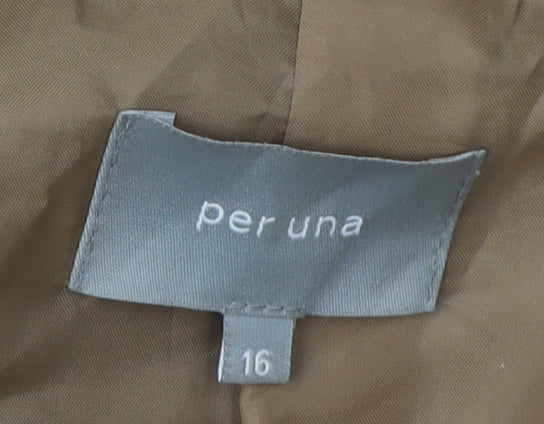 Per Una Women's Brown Corduroy Blazer Size 16