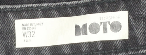 Topshop Women's Black A-Line Mini Skirt Size 32