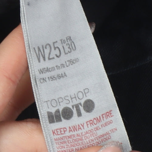 Topshop Women's Black Straight Jeans Size 4