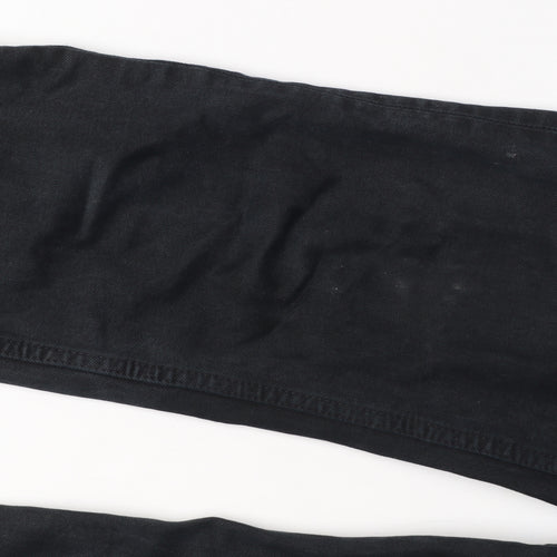 Topshop Women's Black Straight Jeans Size 4
