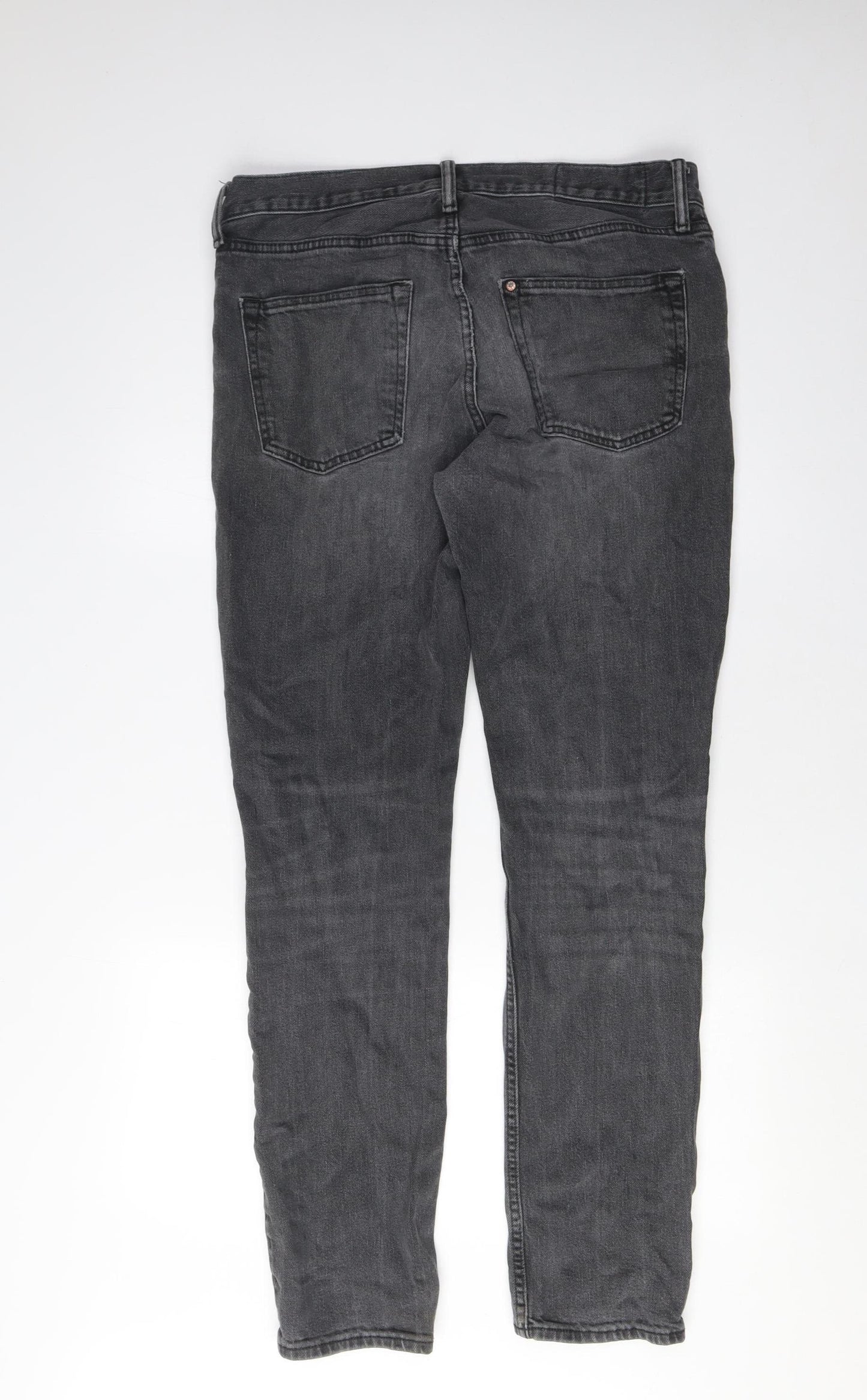 H&M Men's Grey Slim 30x32 Denim Jeans