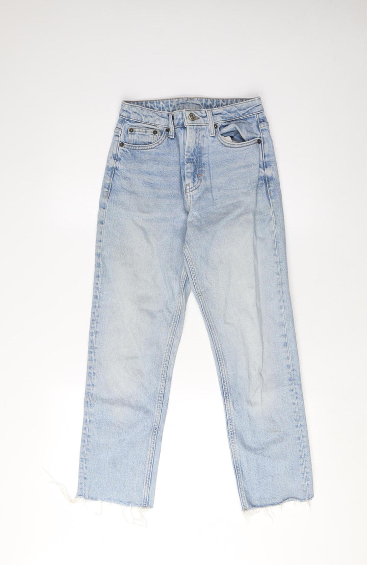 Topshop Women's Blue Straight Jeans Size 25