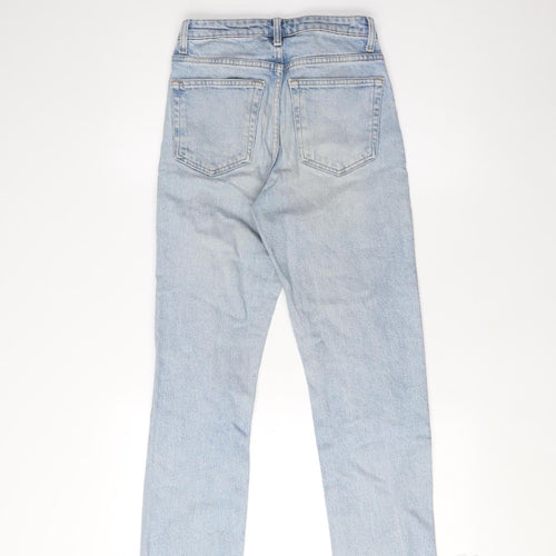Topshop Women's Blue Straight Jeans Size 25