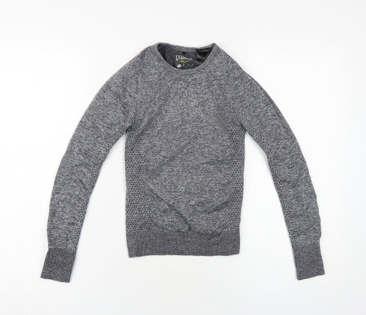 Everlast Women's Grey Long Sleeve Pullover, Size 6