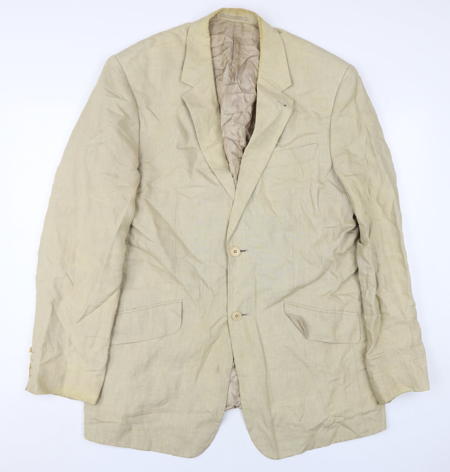 Next Beige Linen Men's Blazer 42L, Casual/Formal Wear