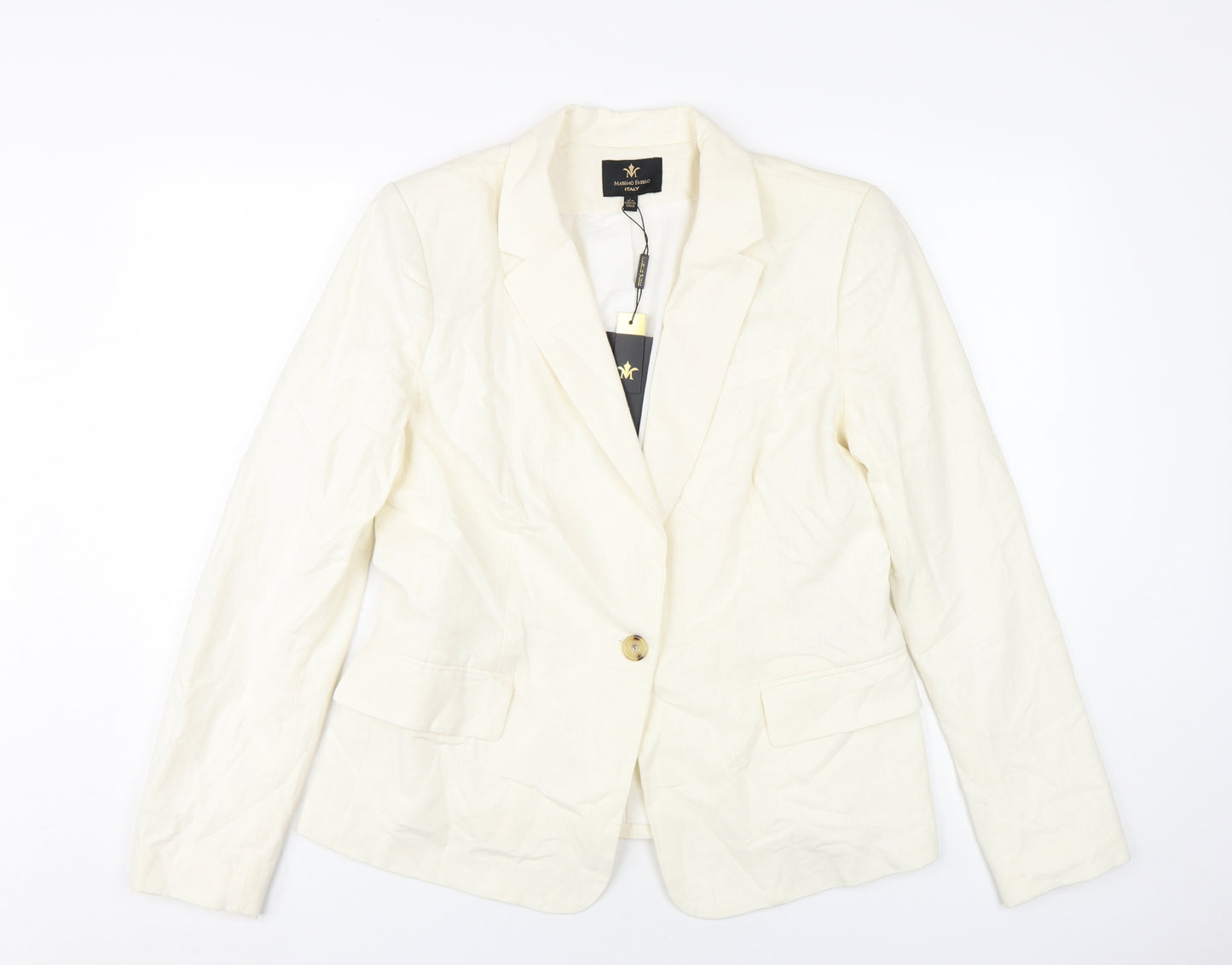 Massimo Fabbro Women's Ivory Blazer Size 14