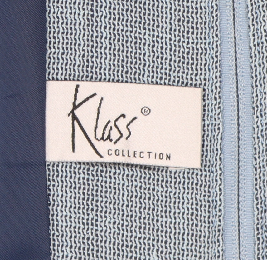 Klass Women’s Blue Mid-Length Jacket Size 14