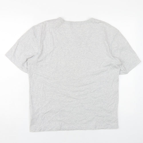 Adidas Unisex Grey T-Shirt M Crew Neck Casual